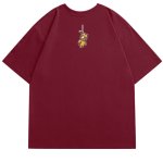画像16: vibe Graffiti bear paint round neck T-shir  ユニセックス男女兼用グラフィックベアプリント半袖 Tシャツ (16)
