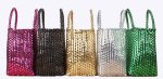 画像6: French woven basket shopping beach bagTote Bag　　フレンチ編み込みかご籠ショッピングビーチショートハンドルトートバッグ (6)
