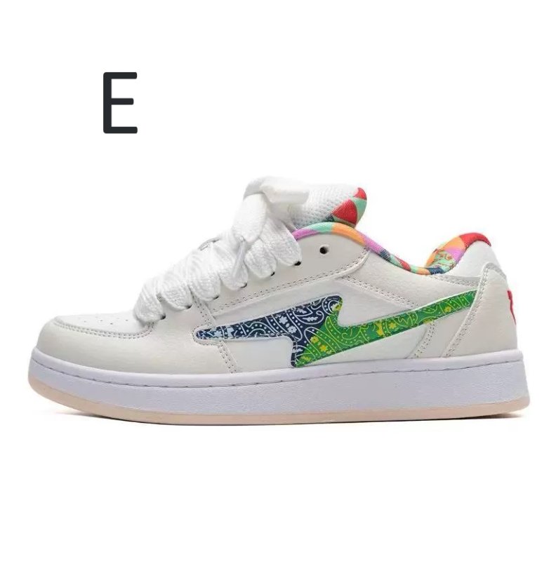 画像6: Unisex N logo leather platform lace-up sneakers shoes  ユニセックス 男女兼用Nロゴレザー厚底レースアップスニーカー (6)