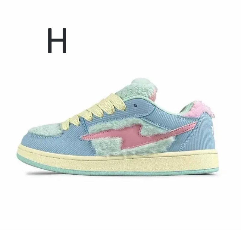 画像9: Unisex N logo leather platform lace-up sneakers shoes  ユニセックス 男女兼用Nロゴレザー厚底レースアップスニーカー (9)