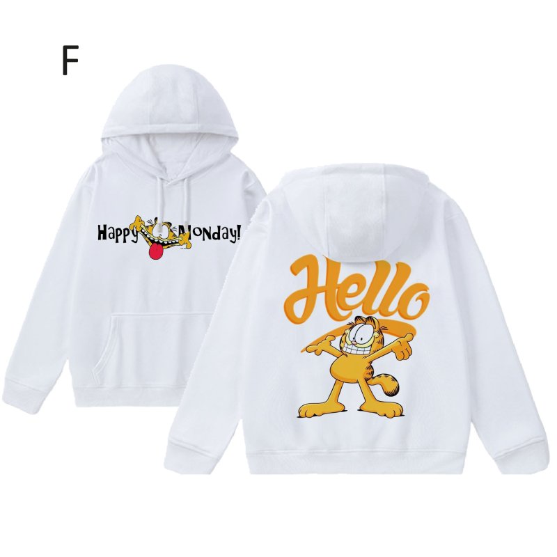 画像6: Unisex American Garfield & Friends Print Hoodie　 男女兼用ユニセックス アメリカン ガーフィールド &ゆかいな仲間たちプリントフーディ (6)