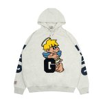 画像6: Unisex GRAF Angel & Devil Embroidered Hoodie　メンズ 男女兼用ユニセックスエンジェル＆悪魔刺繍フーディパーカースウェット  (6)