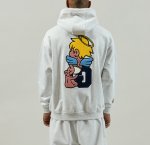 画像10: Unisex GRAF Angel & Devil Embroidered Hoodie　メンズ 男女兼用ユニセックスエンジェル＆悪魔刺繍フーディパーカースウェット  (10)