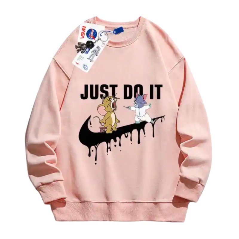 画像6: Nasa Tom & Jerry Swoosh print Sweat Shirt  ユニセックス 男女兼用 ナサ トムとジェリー トム＆ジェリー スウッシュ プリント スウェットシャツ トレーナー  (6)