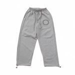 画像4: Unisex Unisex  Circle Chap Logo Loose Hip Hop Street Dance Casual Sweatpants 男女兼用 韓国 ユニセックス サークル チャップ ロゴスウェットパンツ ヒップホップ ストリートダンス カジュアル  (4)