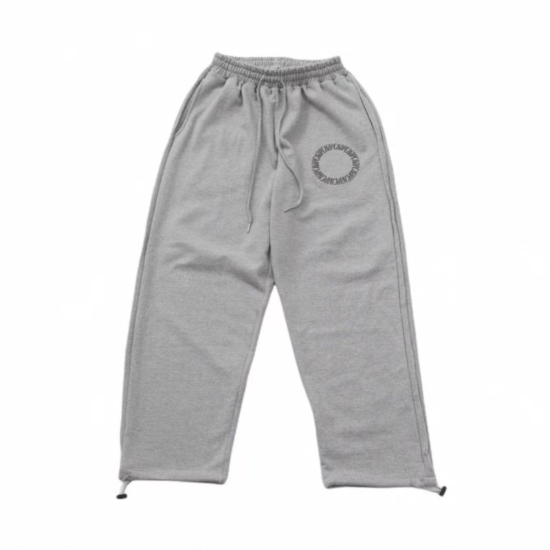 画像4: Unisex Unisex  Circle Chap Logo Loose Hip Hop Street Dance Casual Sweatpants 男女兼用 韓国 ユニセックス サークル チャップ ロゴスウェットパンツ ヒップホップ ストリートダンス カジュアル  (4)
