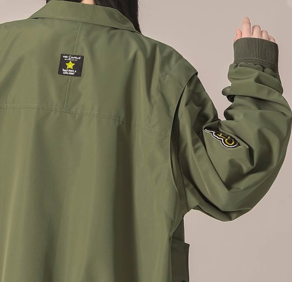 画像6: Unisex The Simpsons Bart Simpson Embroidered Pilot Jacket blouson   ユニセックス 男女兼用ザ・シンプソンズバートシンプソン刺繍 パイロットジャケット ブルゾン (6)