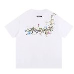 画像1: Flower & Logo round neckT-Shirt  ユニセックス男女兼用フラワー＆ロゴプリント半袖 Tシャツ (1)