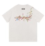 画像2: Flower & Logo round neckT-Shirt  ユニセックス男女兼用フラワー＆ロゴプリント半袖 Tシャツ (2)