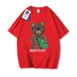 画像5: NASA x Walking Bear Short Sleeve Round Neck T-Shirt   ユニセックス男女兼用ナサ×ウォーキングベアプリント半袖 Tシャツ (5)