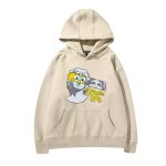 画像10: SpongeBob＆ plaster co-branded round neck hoodie sweat pullover   ユニセックス 男女兼用スポンジボブ&レプリカ スウェット パーカー (10)