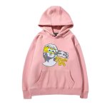 画像4: SpongeBob＆ plaster co-branded round neck hoodie sweat pullover   ユニセックス 男女兼用スポンジボブ&レプリカ スウェット パーカー (4)