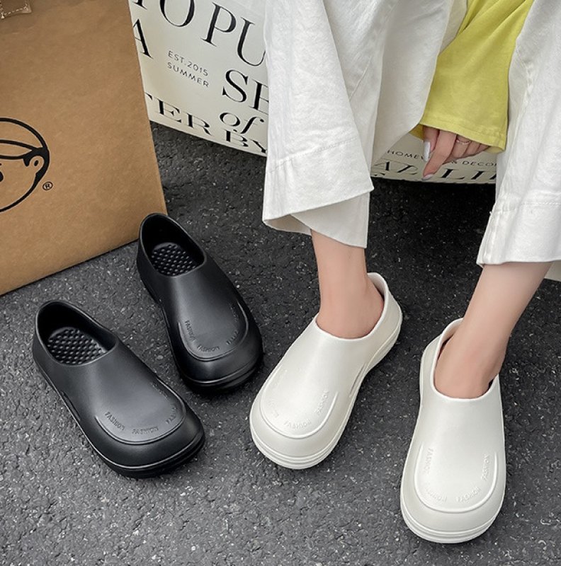 画像3: Unisex Thick-soled lightweight Pao Toe Hole Shoes  Beach sandals  ユニセックス男女兼用 厚底軽量パオトウホールシューズ (3)