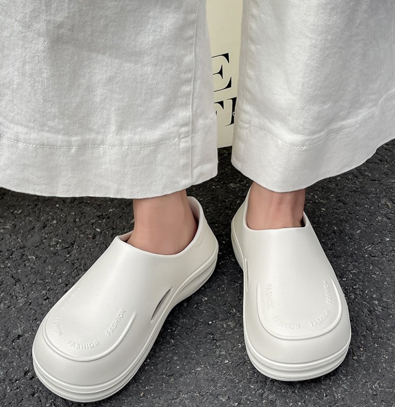 画像5: Unisex Thick-soled lightweight Pao Toe Hole Shoes  Beach sandals  ユニセックス男女兼用 厚底軽量パオトウホールシューズ (5)