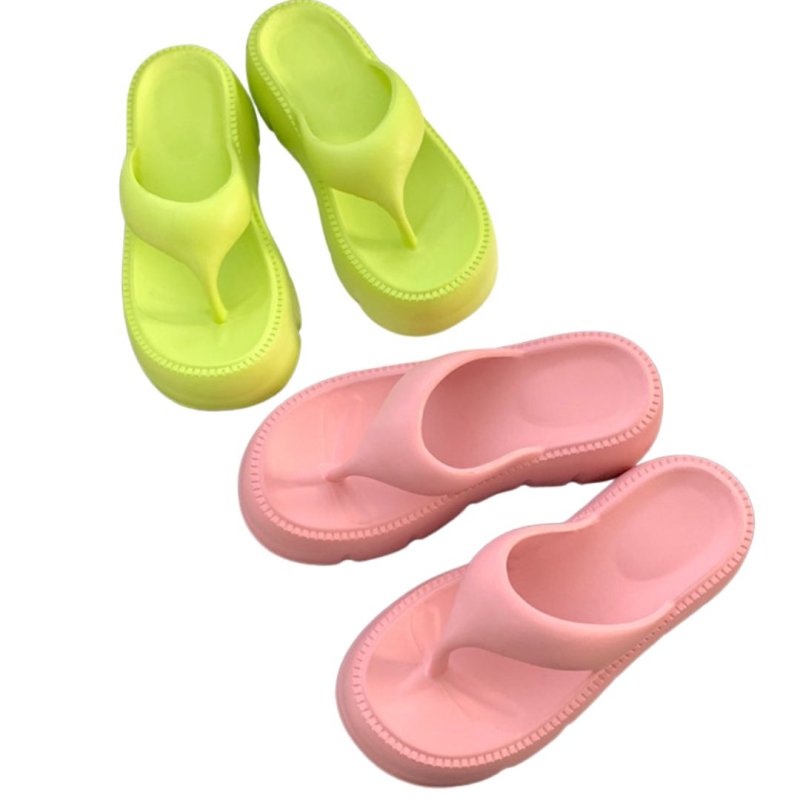 画像3: Thick-soled thong sandals　  プラットフォーム厚底トングサンダル ビーチサンダル (3)