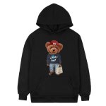 画像3: go on an errand Bear round neck hoodie sweat pullover   ユニセックス 男女兼用お使いベア熊フーディ スウェット パーカー (3)