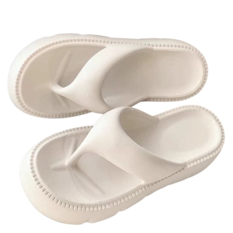 画像2: Thick-soled thong sandals　  プラットフォーム厚底トングサンダル ビーチサンダル (2)
