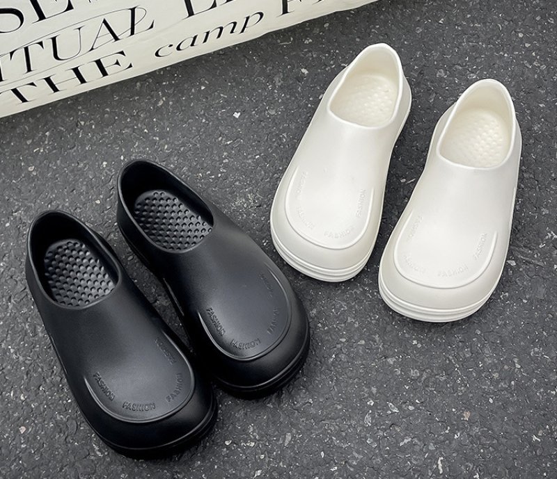 画像8: Unisex Thick-soled lightweight Pao Toe Hole Shoes  Beach sandals  ユニセックス男女兼用 厚底軽量パオトウホールシューズ (8)