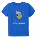 画像1: Snoopy and the Moon Short Sleeve PrintTshirts   スヌーピー＆月ムーンプリント半袖Tシャツ  男女兼用 ユニセックス (1)