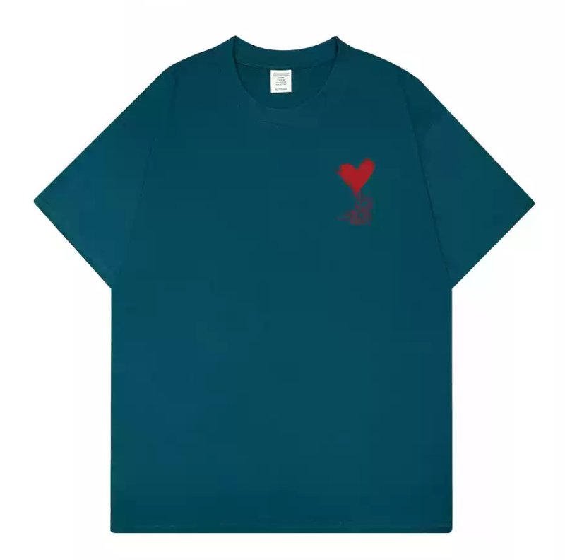 画像6: Heart & B Print short sleeve T-shirt 　 ユニセックス男女兼用ハート＆Bプリント  半袖Tシャツ プルオーバー (6)