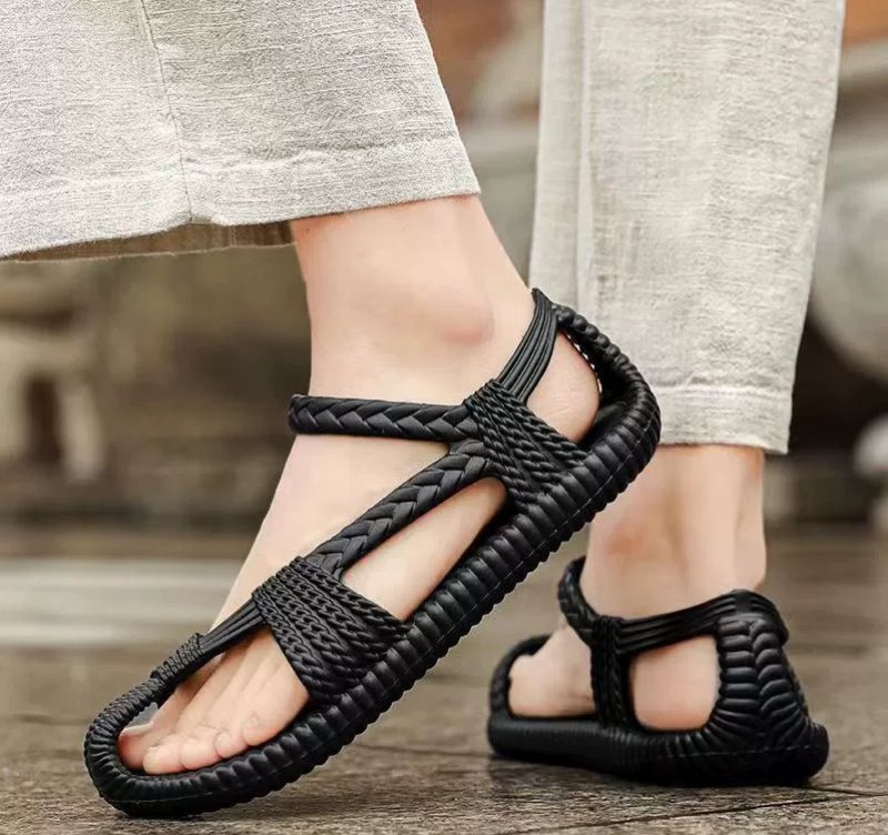 画像10: Unisex EVA outdoor braided flat sandals Beach sandals  ユニセックス男女兼用 EVAアウトドア編み込み模様フラットサンダル (10)