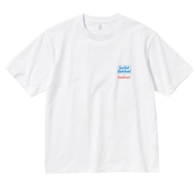 画像2: Snoopy's friends Charlie Brown and Lucy Print short sleeve T-shirt 　 ユニセックス男女兼用スヌーピー仲間チャーリーブラウン＆ルーシープリント  半袖Tシャツ プルオーバー (2)