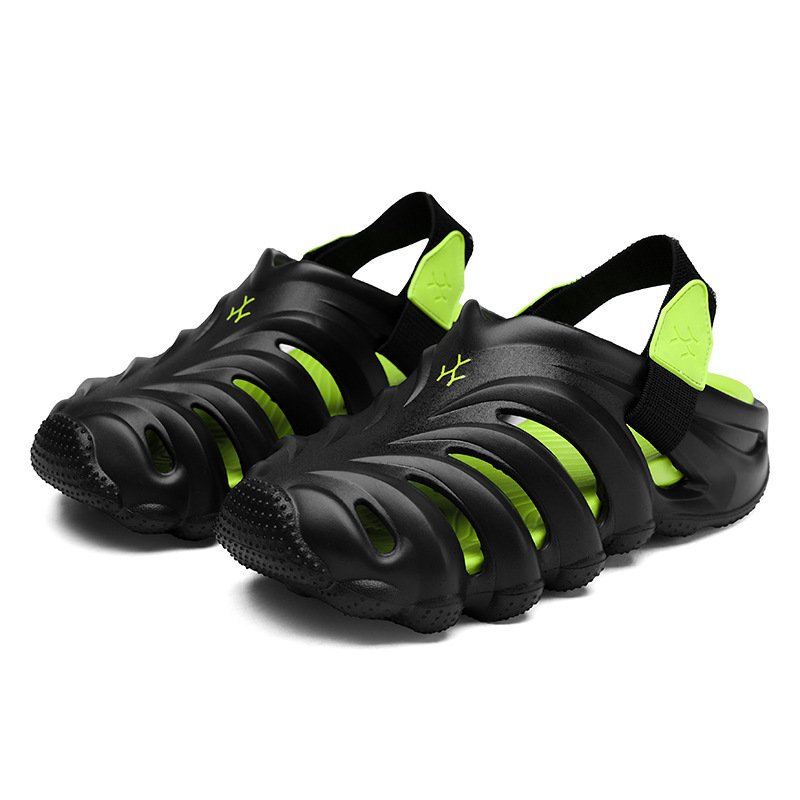 画像4: Unisex Backstrap Dragon Claw Hole Shoes Sandals  ユニセックス男女兼用 バックストラップドラゴンクローホールシューズフラットサンダル (4)