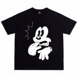 画像1: Pose Old Mickey Print short sleeve T-shirt 　 ユニセックス男女兼用オールドミッキーマウスポーズプリント  半袖Tシャツ プルオーバー (1)