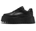 画像2: Unisex Chunky sole leather lace-up sneakers shoes  ユニセックス 男女兼用レザーチャンキーソール厚底レザーレースアップスニーカー (2)
