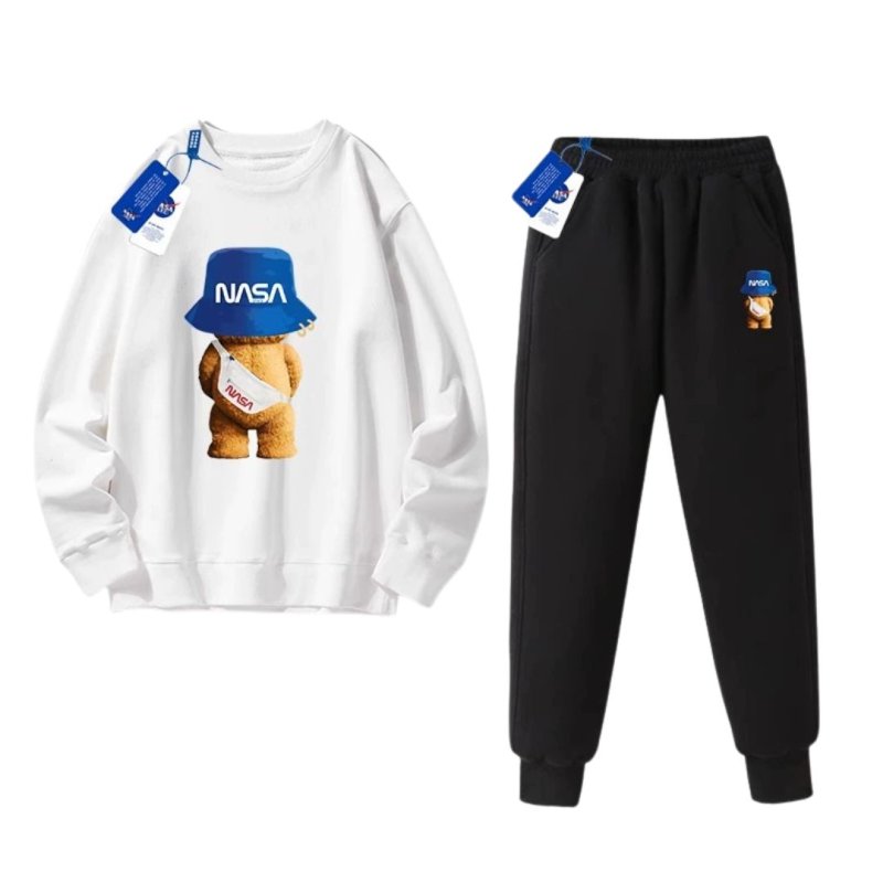 画像2: Unisex NASA  x Bear Sweat Setup  男女兼用ユニセックス NASA ナサ×ベア スウェットセットアップ トレーナー＆パンツセット (2)