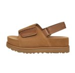 画像1: Open-toe platform leather sandals　オープントゥ  プラットフォーム厚底レザーサンダル  (1)