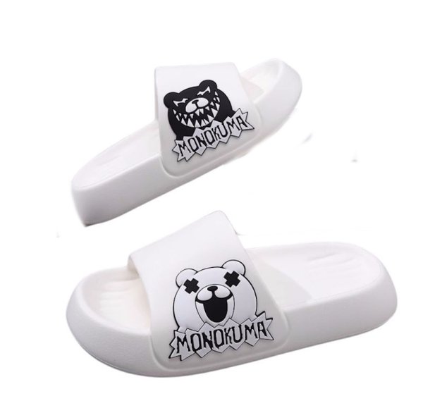 画像1: Unisex kaws bear Soft Sole Sandal Slippers  Beach sandals  ユニセックス男女兼用 カウズベアフリップフロップ  シャワー ビーチ サンダル (1)