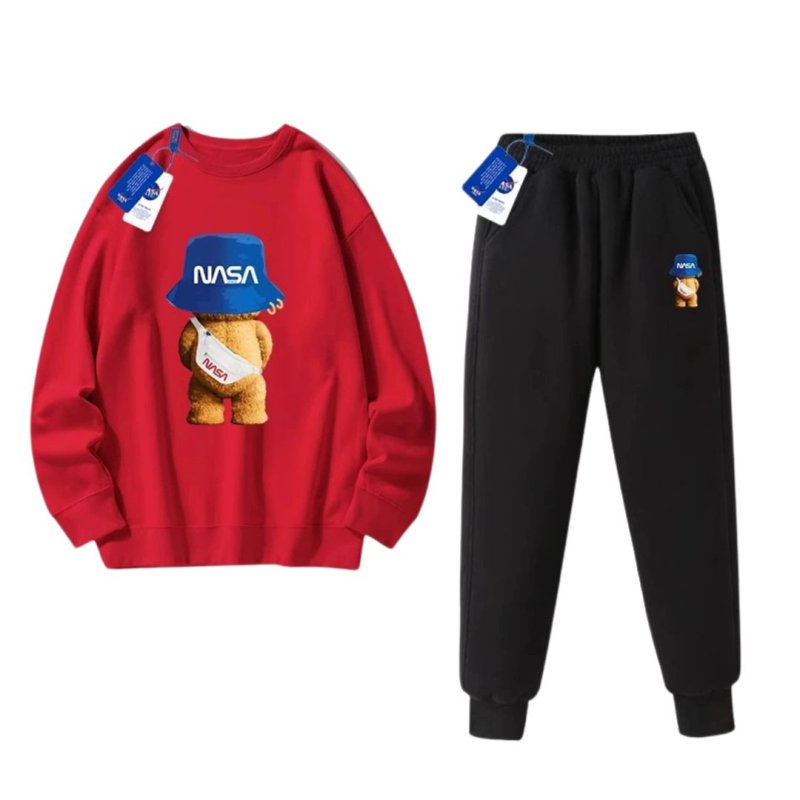画像5: Unisex NASA  x Bear Sweat Setup  男女兼用ユニセックス NASA ナサ×ベア スウェットセットアップ トレーナー＆パンツセット (5)