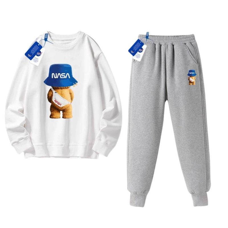 画像7: Unisex NASA  x Bear Sweat Setup  男女兼用ユニセックス NASA ナサ×ベア スウェットセットアップ トレーナー＆パンツセット (7)