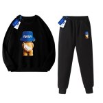 画像1: Unisex NASA  x Bear Sweat Setup  男女兼用ユニセックス NASA ナサ×ベア スウェットセットアップ トレーナー＆パンツセット (1)