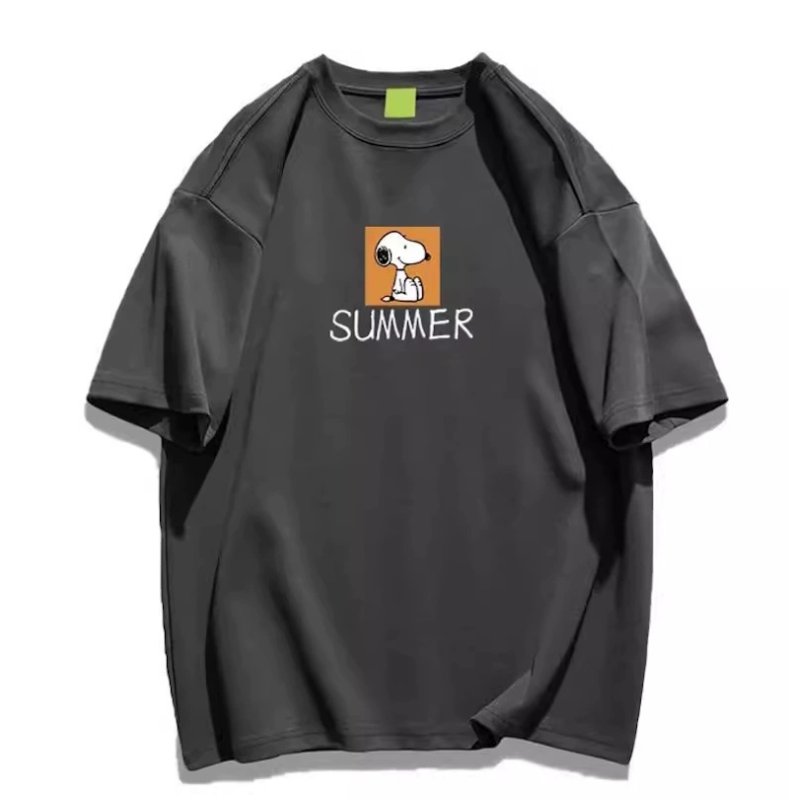 画像3: Golfer Snoopy Print short sleeve T-shirt 　 ユニセックス男女兼用ゴルファースヌーピープリント  半袖Tシャツ プルオーバー (3)