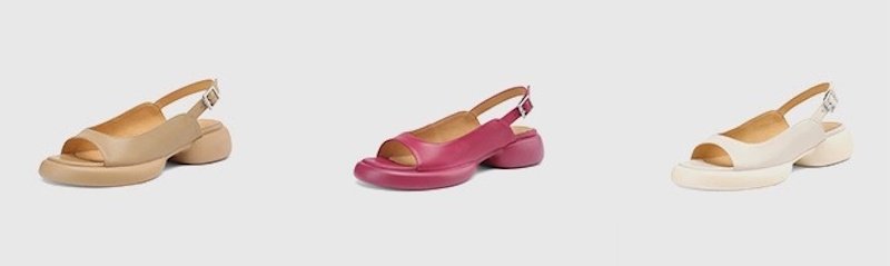 画像5: Chunky backstrap leather sandals　オープントゥ バックストラップ プラットフォーム厚底レザーサンダル  (5)