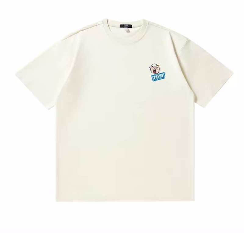 画像7: POPEYE Graffiti Paint short sleeve T-shirt 　 ユニセックス男女兼用プリント  半袖Tシャツ プルオーバー (7)