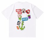 画像1: POPEYE Graffiti Paint short sleeve T-shirt 　 ユニセックス男女兼用プリント  半袖Tシャツ プルオーバー (1)