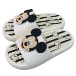 画像1: Mickey and Minnie flip flops soft bottom sandals slippers Beach sandals  ユニセックス男女兼用 ミッキー＆ミニーフリップフロップ  シャワー ビーチ サンダル (1)