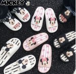 画像10: Mickey and Minnie flip flops soft bottom sandals slippers Beach sandals  ユニセックス男女兼用 ミッキー＆ミニーフリップフロップ  シャワー ビーチ サンダル (10)