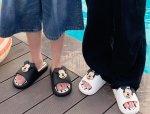 画像11: Mickey and Minnie flip flops soft bottom sandals slippers Beach sandals  ユニセックス男女兼用 ミッキー＆ミニーフリップフロップ  シャワー ビーチ サンダル (11)