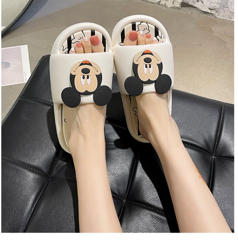 画像7: Mickey and Minnie flip flops soft bottom sandals slippers Beach sandals  ユニセックス男女兼用 ミッキー&ミニーフリップフロップ  シャワー ビーチ サンダル (7)