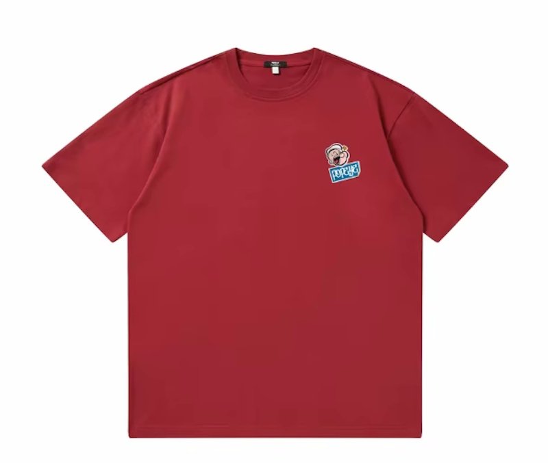 画像9: POPEYE Graffiti Paint short sleeve T-shirt 　 ユニセックス男女兼用プリント  半袖Tシャツ プルオーバー (9)