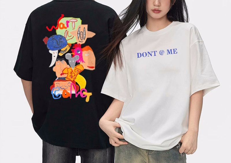 画像8: dont@me Comic Print Round Neck T-Shirt 　 DONT@MEコミックプリント ラウンドネック Tシャツ ユニセックス 男女兼用 (8)