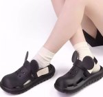 画像8: Mickey Mouse Back Belt Clog Sandals flip flops soft bottom  slippers Beach sandals  ユニセックス男女兼用 ミッキーマウスバックベルトフリップフロップ  シャワー ビーチ サンダル (8)