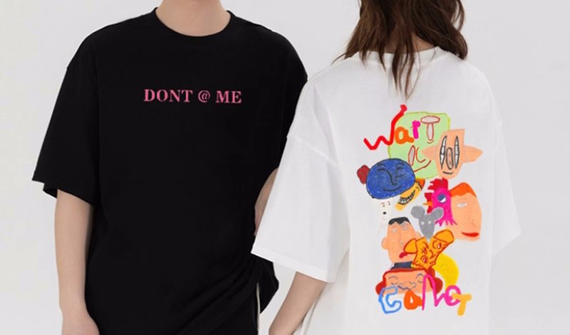 画像9: dont@me Comic Print Round Neck T-Shirt 　 DONT@MEコミックプリント ラウンドネック Tシャツ ユニセックス 男女兼用 (9)