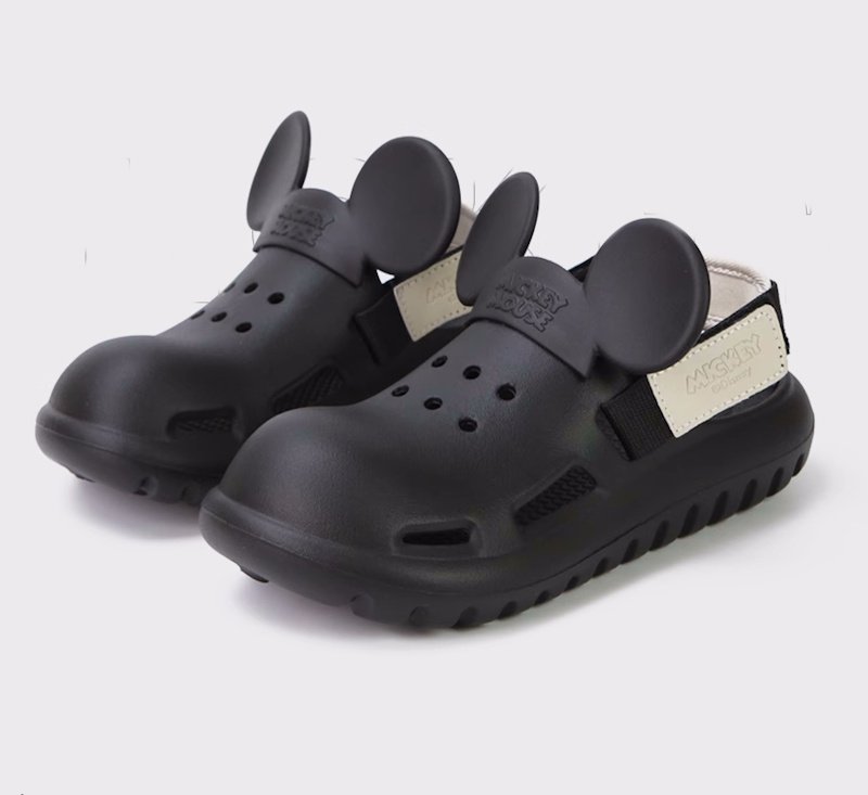 画像4: Mickey Mouse Back Belt Clog Sandals flip flops soft bottom  slippers Beach sandals  ユニセックス男女兼用 ミッキーマウスバックベルトフリップフロップ  シャワー ビーチ サンダル (4)