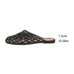 画像5: Baotou Hole Soft Sole Flat Sandals Slippers　バオトゥホールフラットハーフサンダル　スリッパミュール (5)