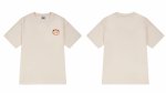 画像3: Waffle Bear One Point Bear Short Sleeve T-Shirt 　ワッフルワンポイントベア刺繍 ラウンドネック Tシャツ ユニセックス 男女兼用 (3)